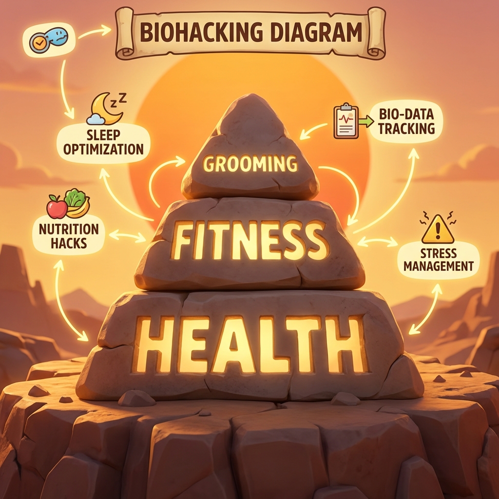 The Looksmaxxing Pyramid: Prioritizing foundation over ornamentation