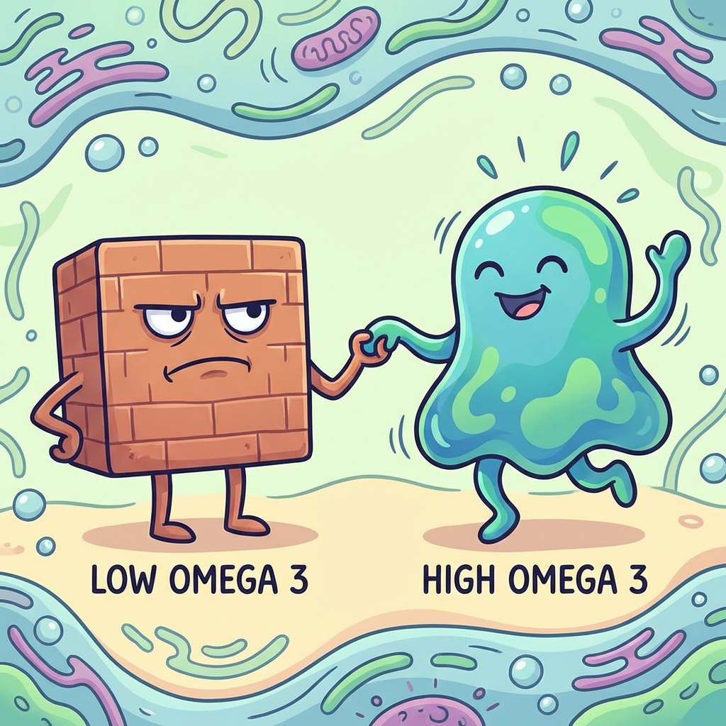 Your cell membranes are stiff. Here's how to fix them.