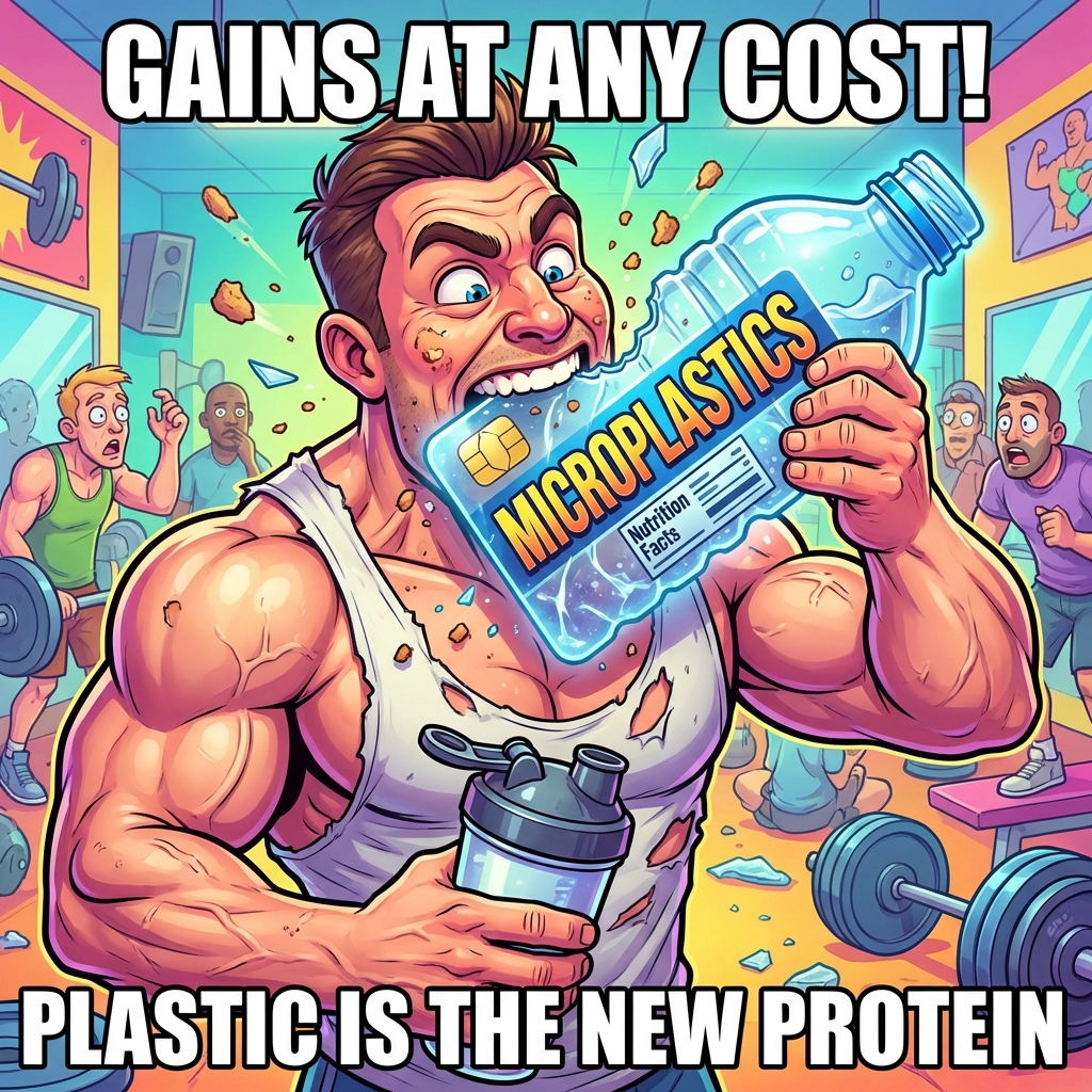 Stop consuming Plastics immediately.