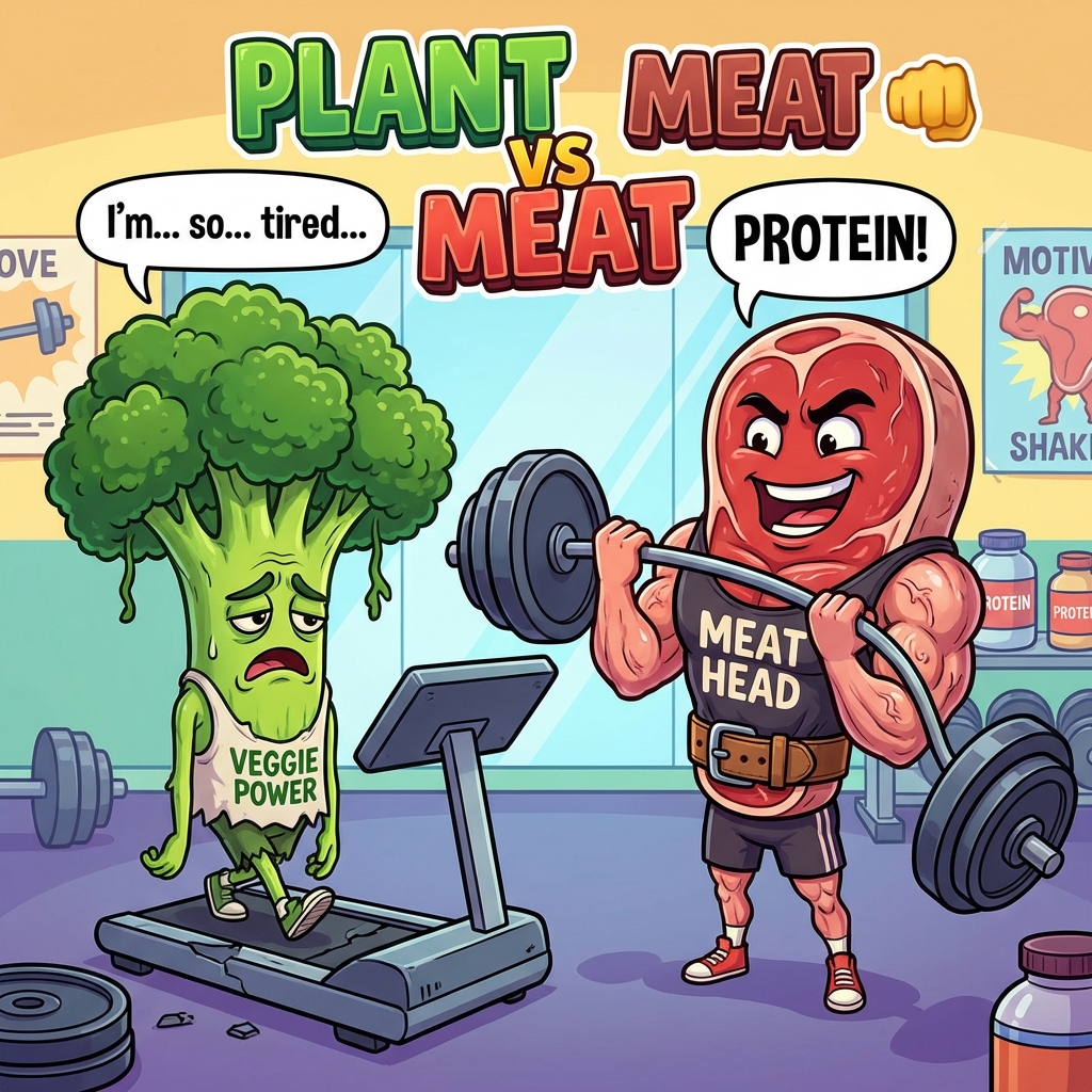 They want you weak. That's why they push Veganism.