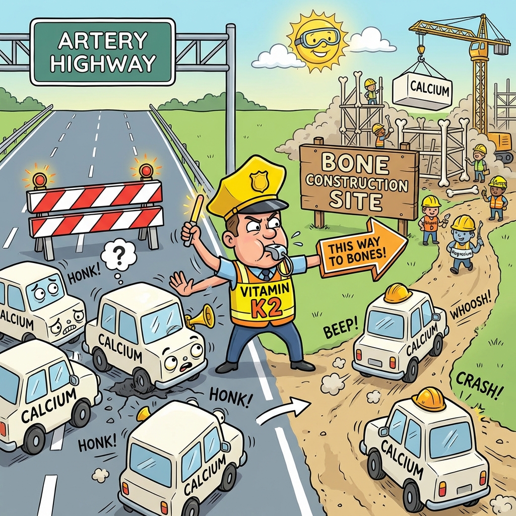 You are calcifying your arteries without K2.